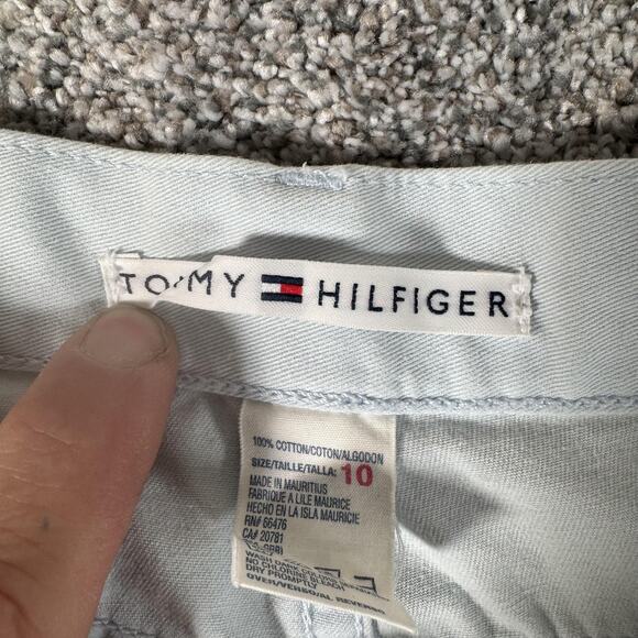 Vintage Tommy Hilfiger Jeans Denim Womens 10 Light Blue Straight Leg 00s 170364 - Picture 7 of 14